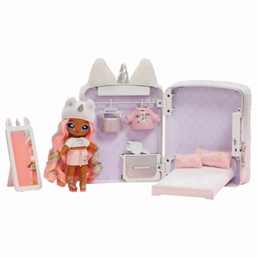 Exceptionally Uncommon Deep Knowledge Na! Na! Na! Surprise 3-in-1 Backpack Bedroom Whitney Sparkles White Playset