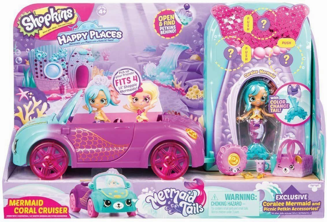 Vector Graphics Elite Status Shopkins  Happy Places Mermaid Tails Coral Cruiser Playset