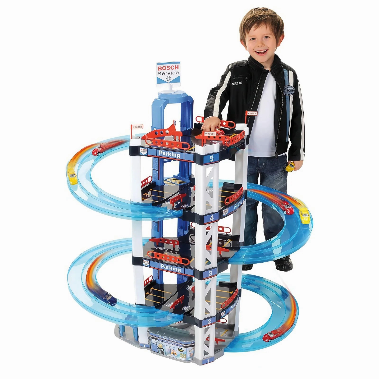 Klein Bosch 2813 Giant Car Service Multi-Storey Car Park Professional Level Procedural Generation