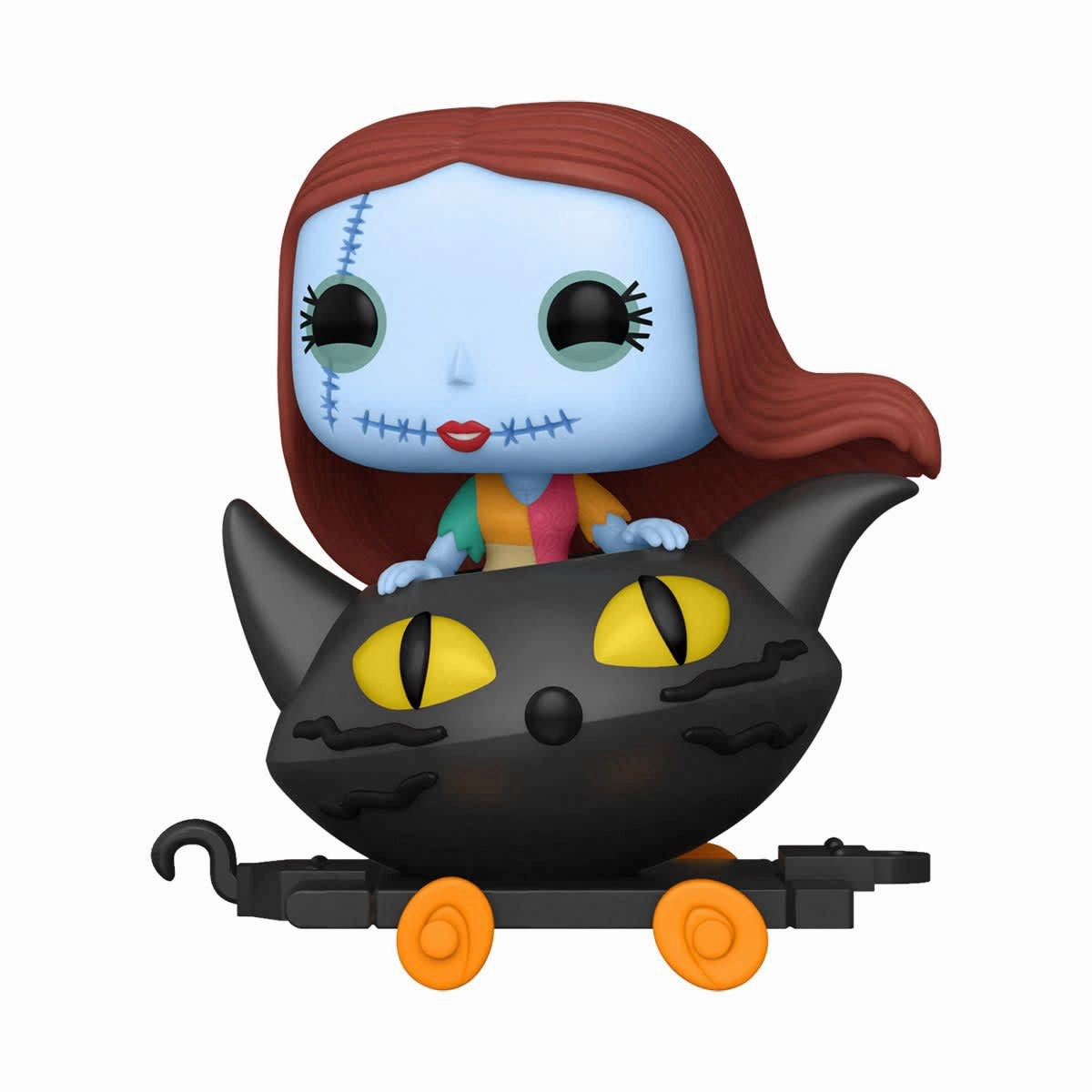 Enchanting Figures Frightening Masks Nightmare Before Christmas Sally in Cat Cart Pop! Train
