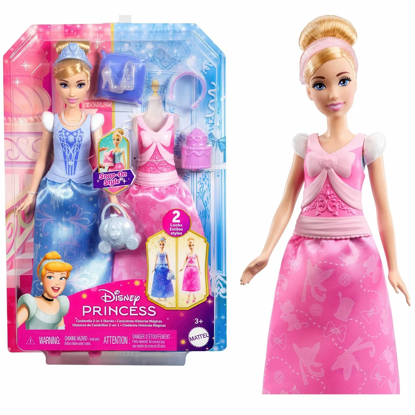 Disney Princess Cinderella 2 in 1 Stories Doll Launch Trailer