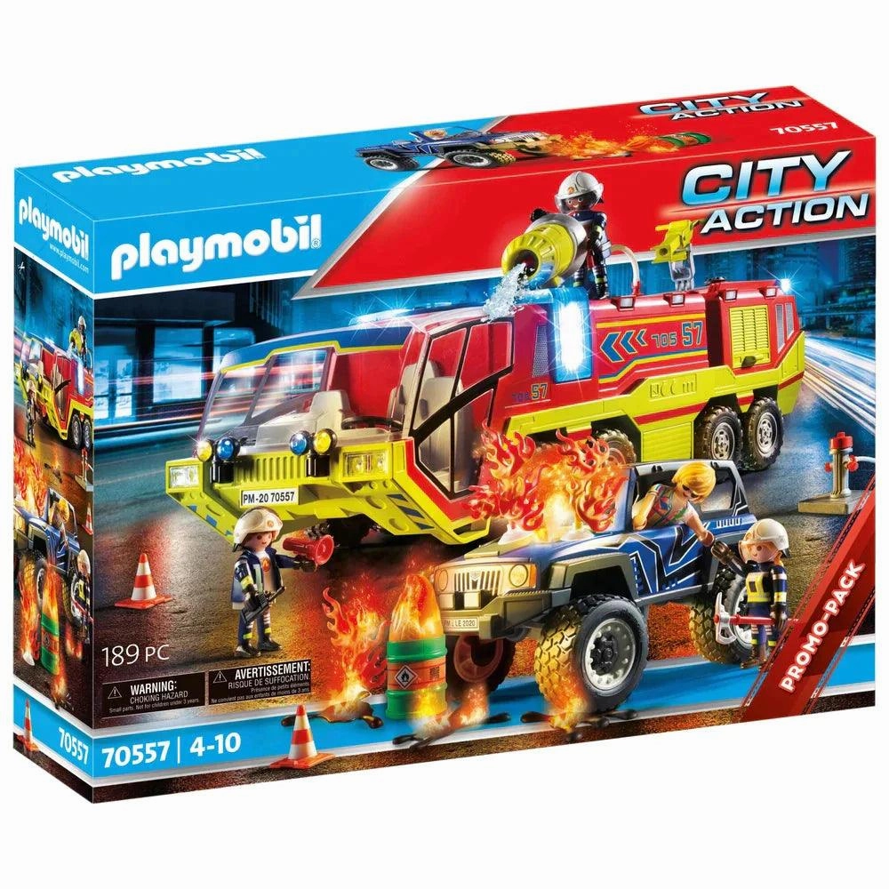 Skill Ceiling Speed run Record PLAYMOBIL 70557 City Action Fire Engine with Truck