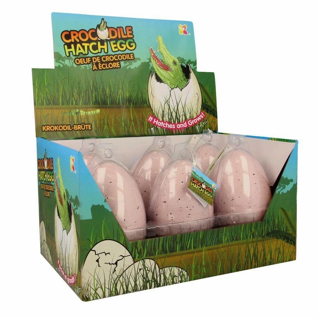 NURCHUMS Hatching Egg, Hatch and Grow Pet Crocodile - Large 11cm Normal Affair Industry Norm