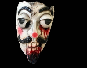 Nutty Nutcracker - Nightmares of Christmas - Half Mask Scary Accessories