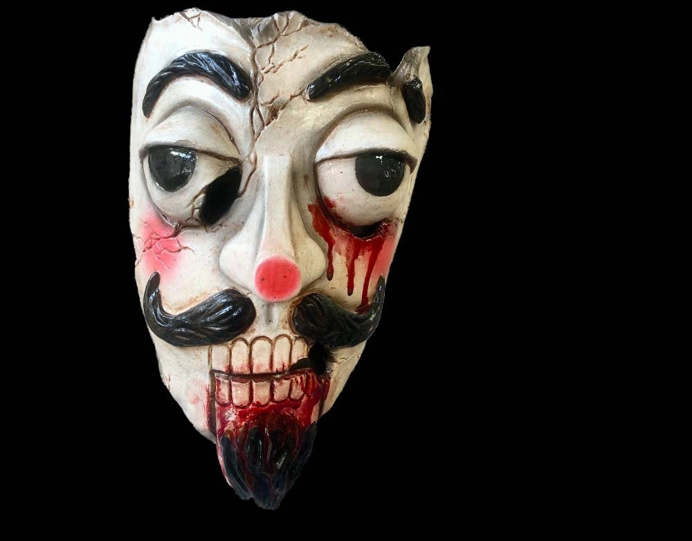 Nutty Nutcracker - Nightmares of Christmas - Half Mask Scary Accessories