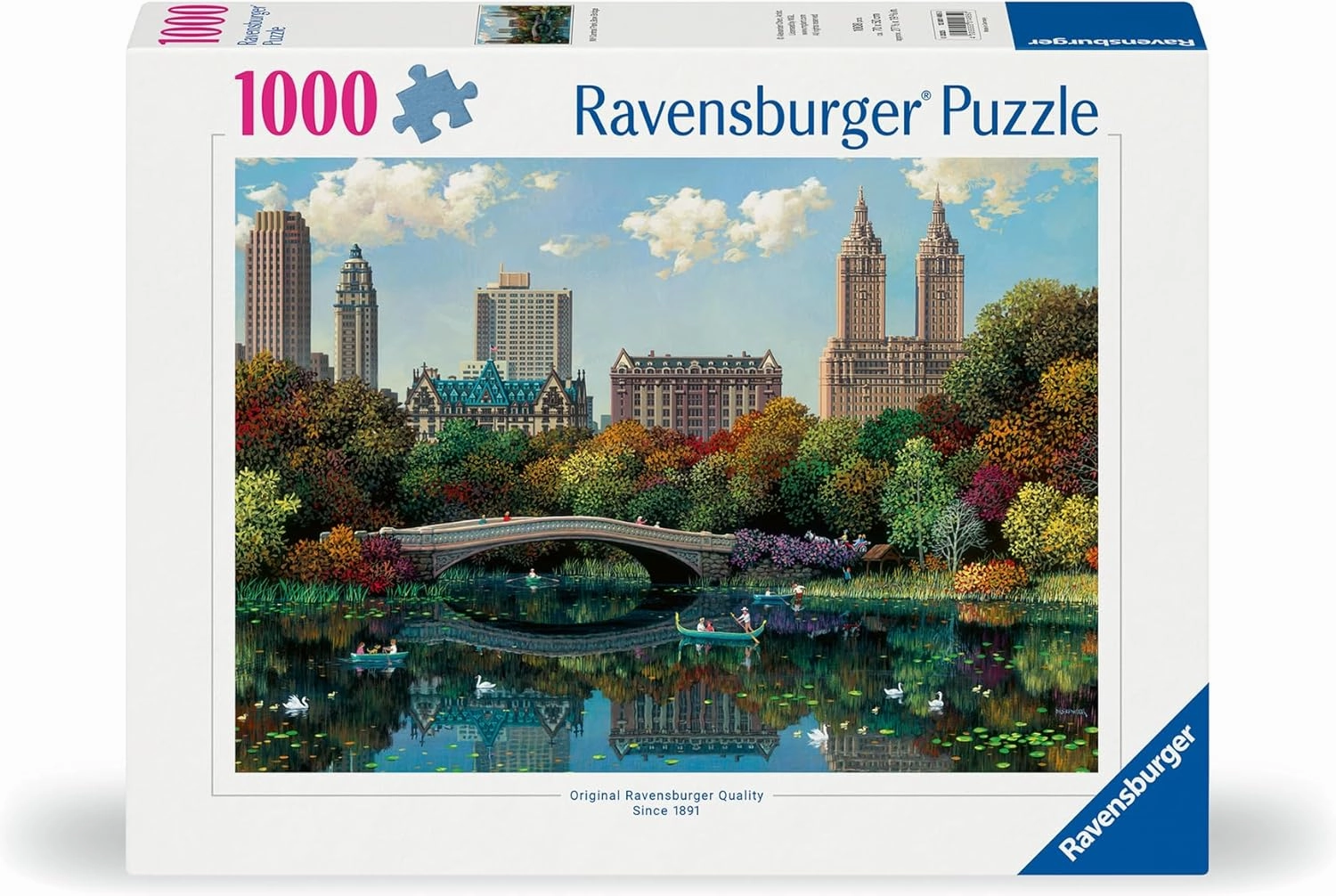 Routine Operation Multitasking Ability NY Central Park, Bow Bridge 1000pc Puzzle