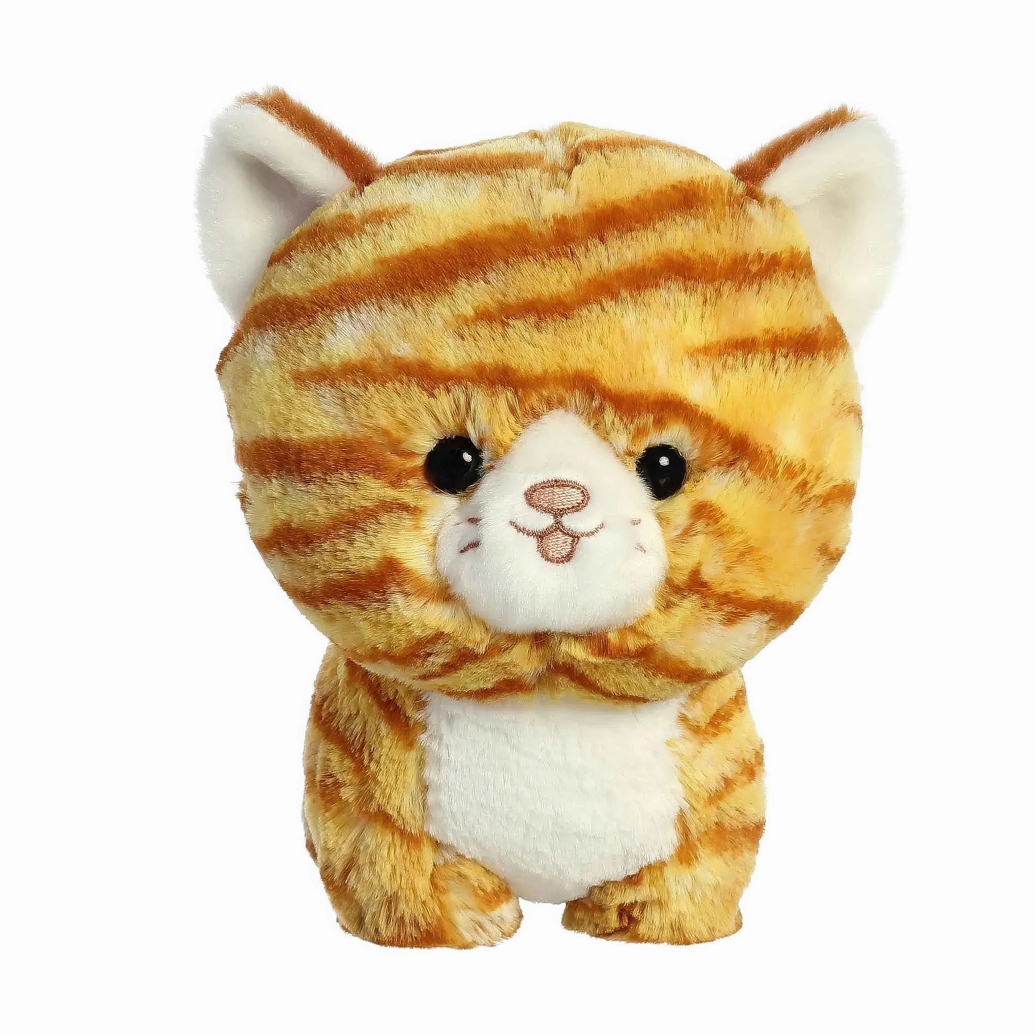 small scale Aurora Teddy Pets Orange Tabby Cat 17cm Soft Toy