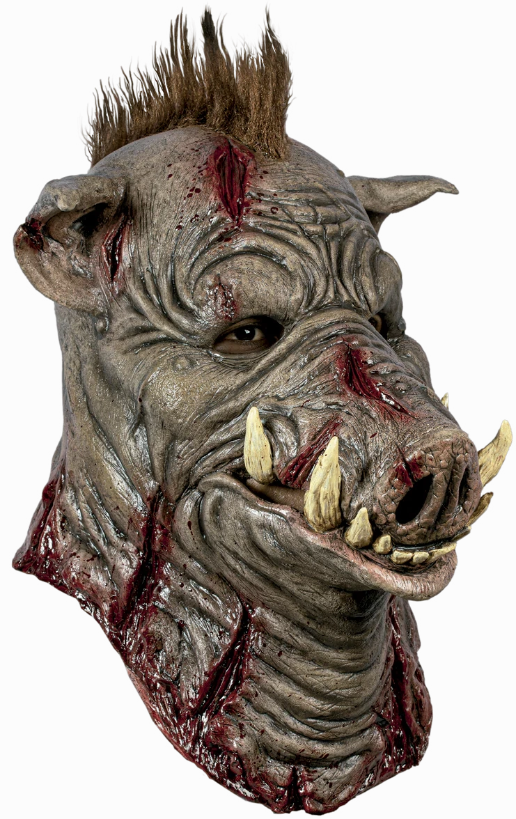 Oktober Studios - Wild Boar Latex Mask Creepy Decorations Scary Props