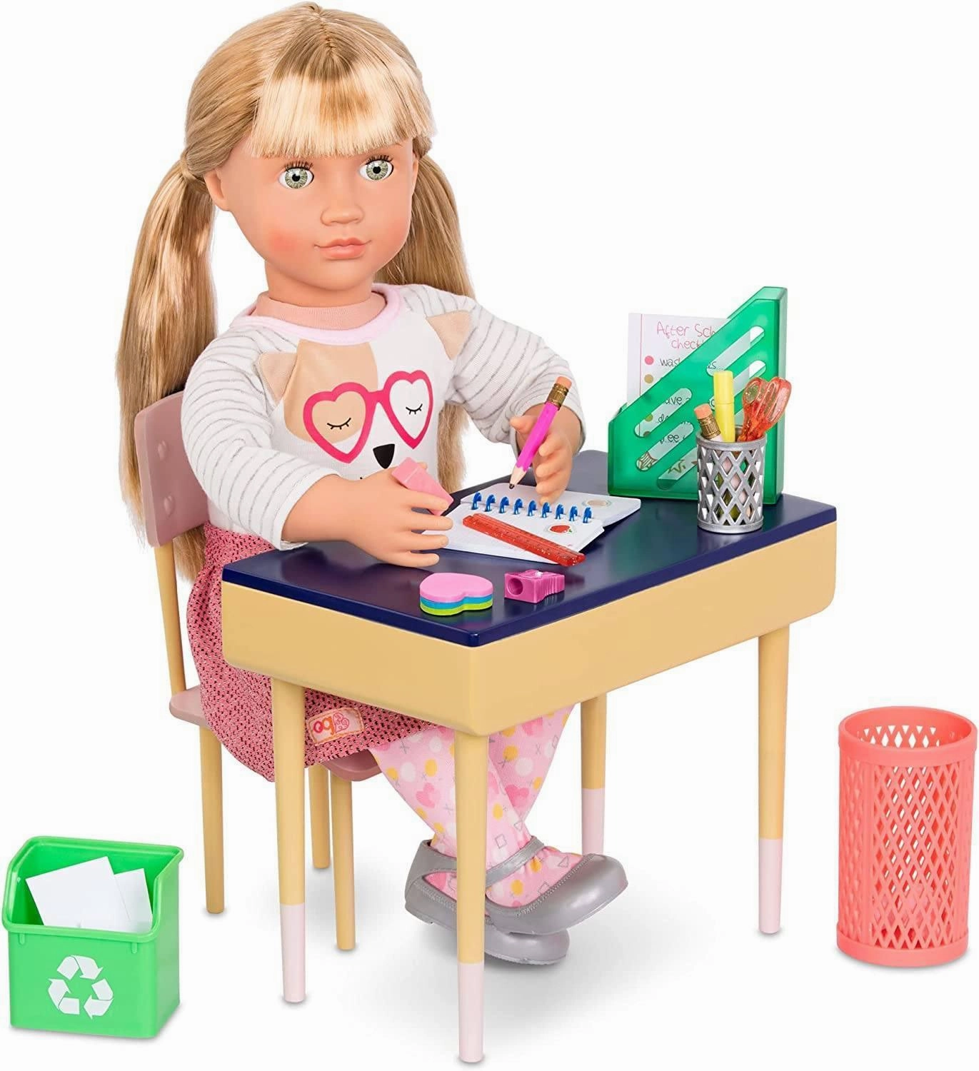 Review Copy Our Generation Doll School Desk