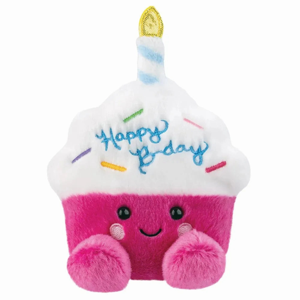 Gizmo Craftsperson Palm Pals Sparkle Birthday Cupcake Soft Toy