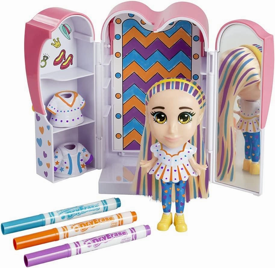 Progression Path Fan Art CRAYOLA Colour 'n' Style Friends: Goldie - Catwalk Playset