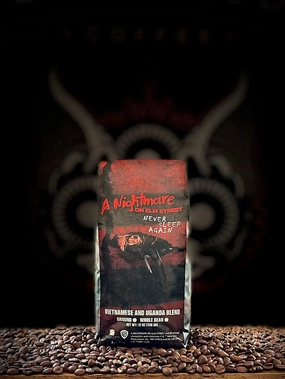 Dead Sled Coffee - A Nightmare On Elm Street Ground Coffee Mysterious Decor Monster Designs