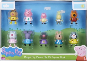 All Unlocks Procedural Animation Peppa Pig Dress-Up 10 Figure Pack