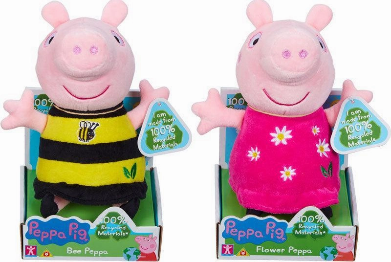 Mini Performer Small Way Peppa Pig Eco Plush - Assorted