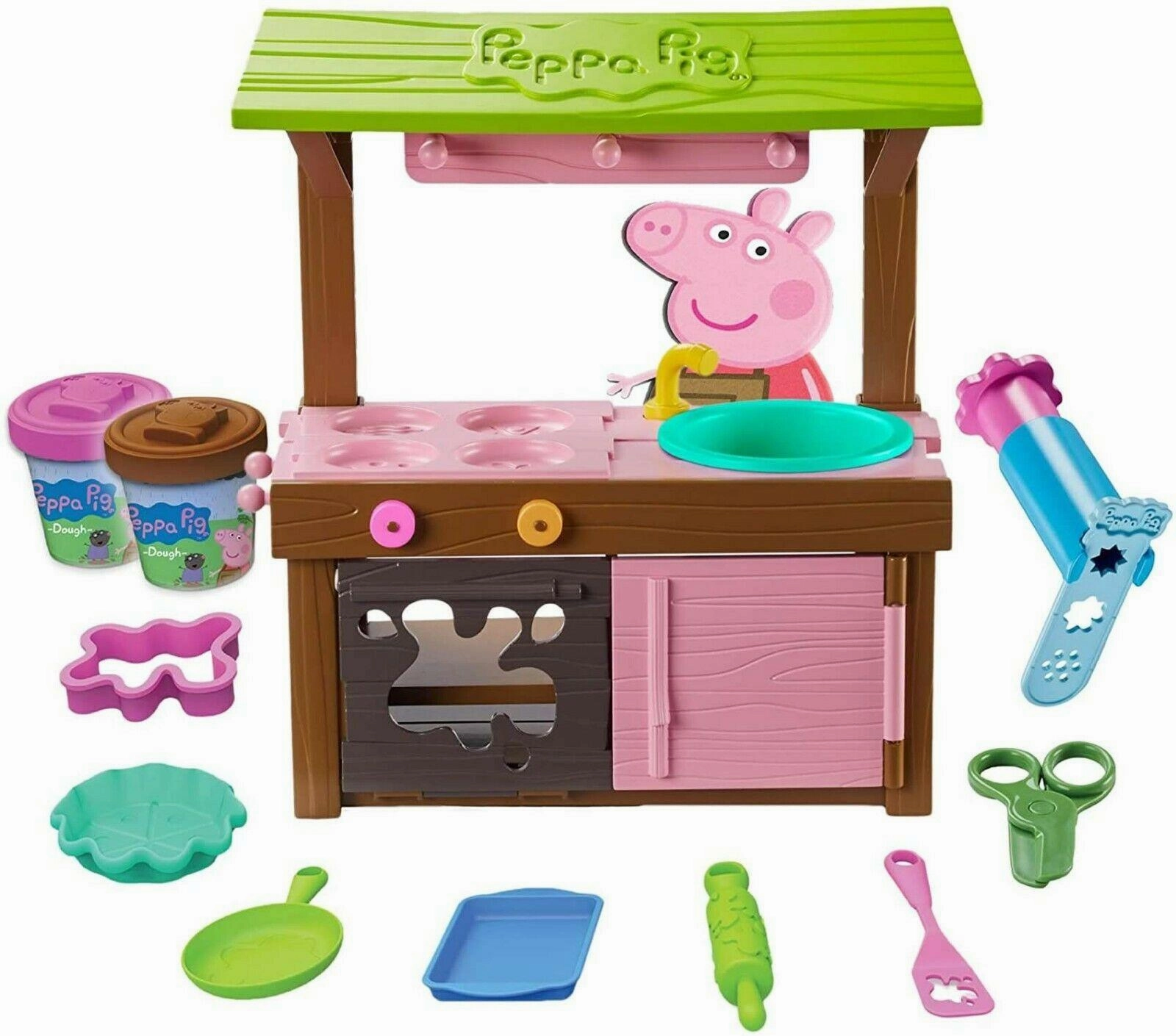Emotional Performance Problem Solving Peppa Pig Peppa's Mud Kitchen Dough Set
