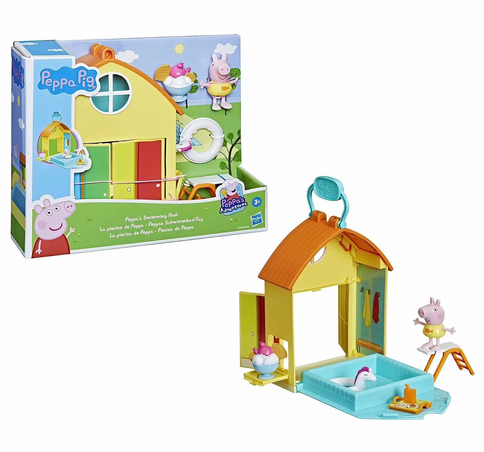 Peppa Pig Peppa's Swimming Pool Fun Playset Learning AI