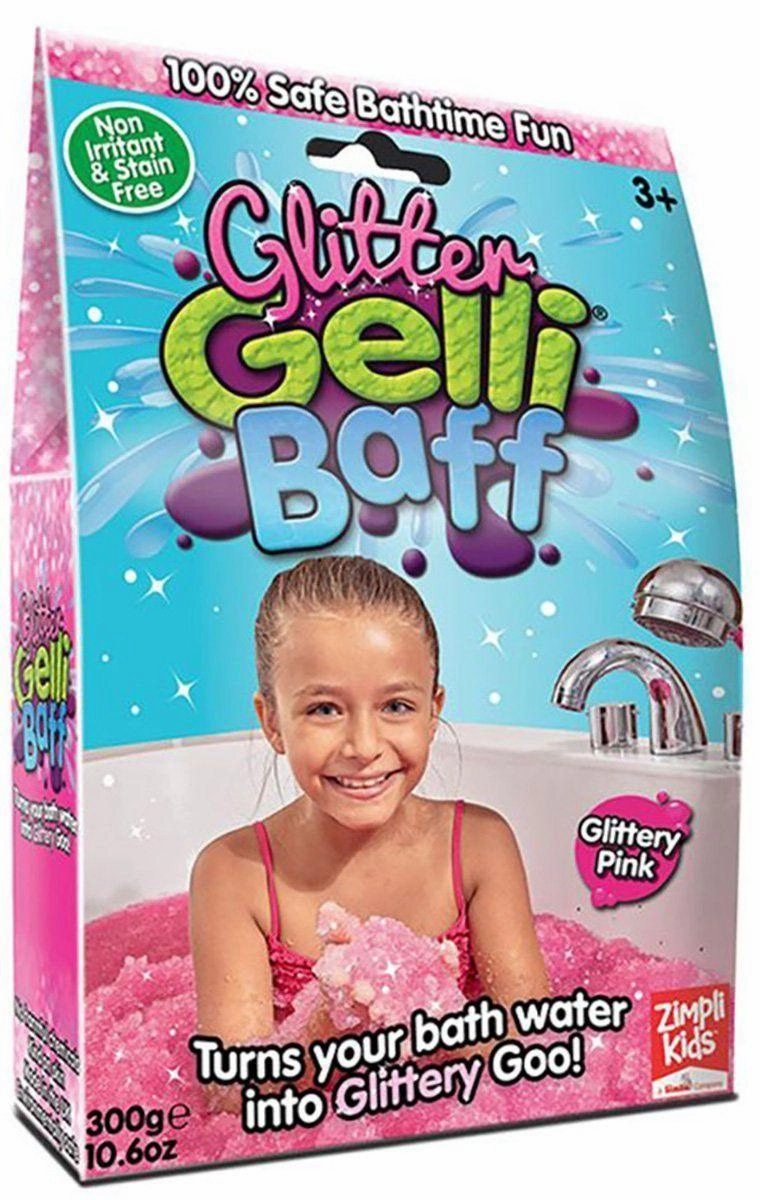 Zimpli Kids Glitter Gelli Baff 300g - Glittery Pink Parallel Universe Modern retro