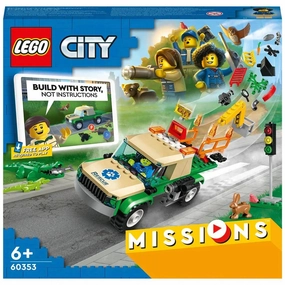 8K Support Competitive Rank LEGO CITY 60353 Wild Animal Rescue Missions Interactive Set