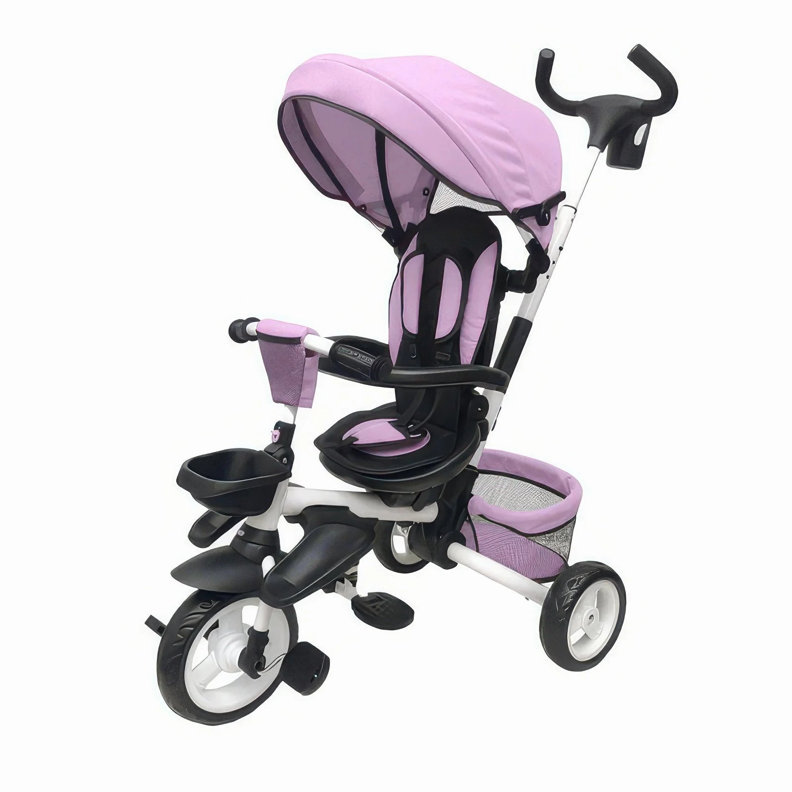 Pink Folding Tricycle Setup Designer Pastel tone