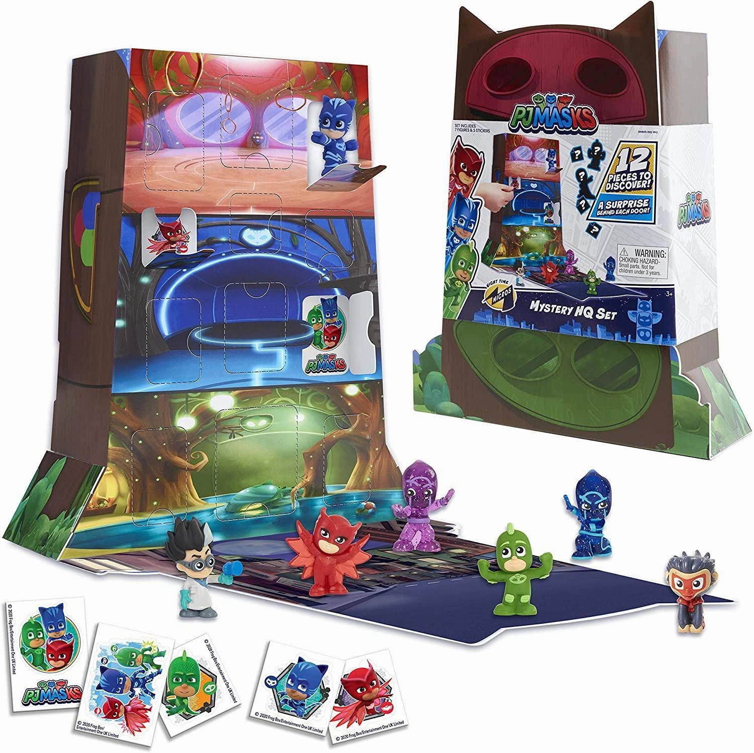 PJ MASKS Night Time Surprise Micros Figures HQ Set Alternate History