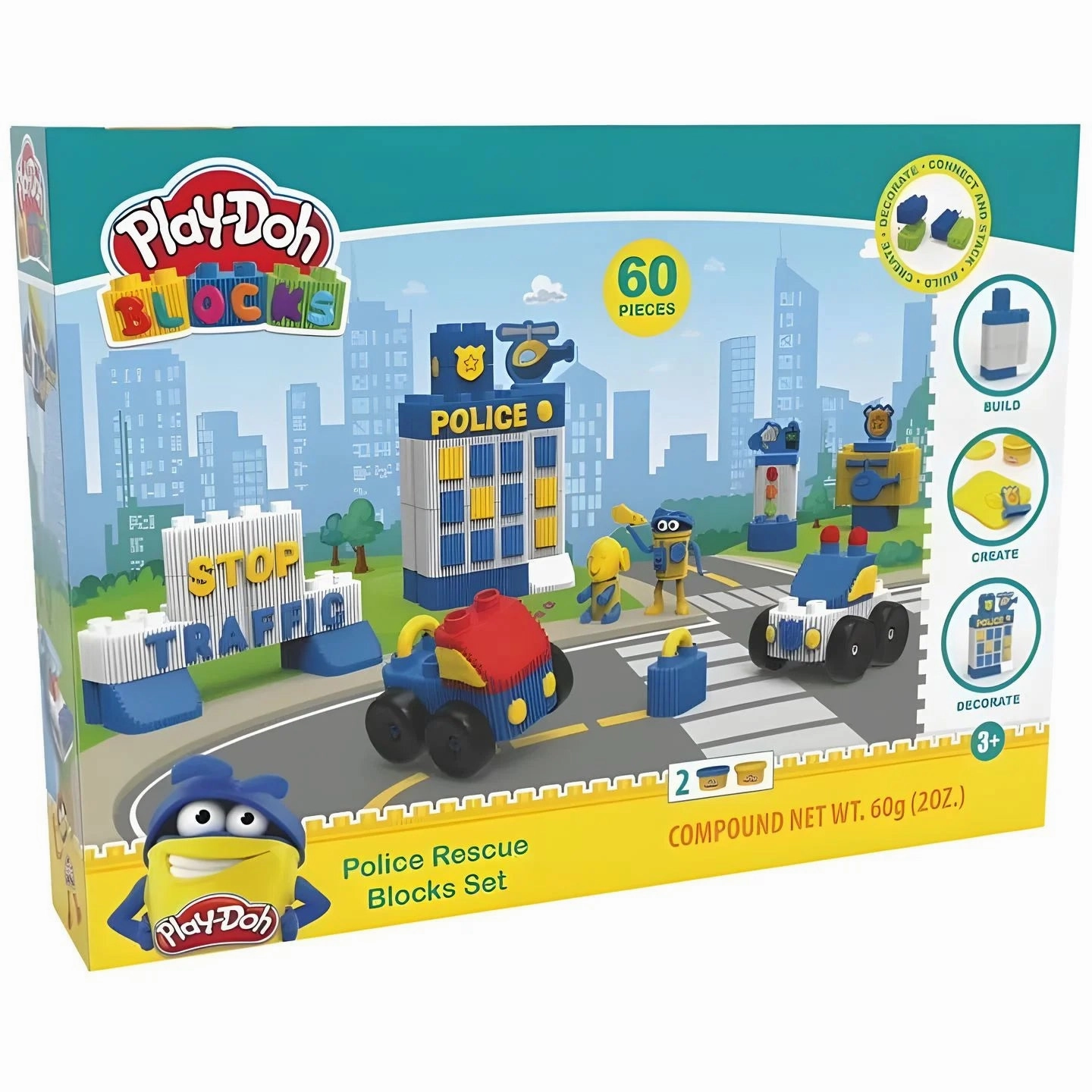 Play-Doh Blocks Police Car Set Sometimes Tier Cooking Game