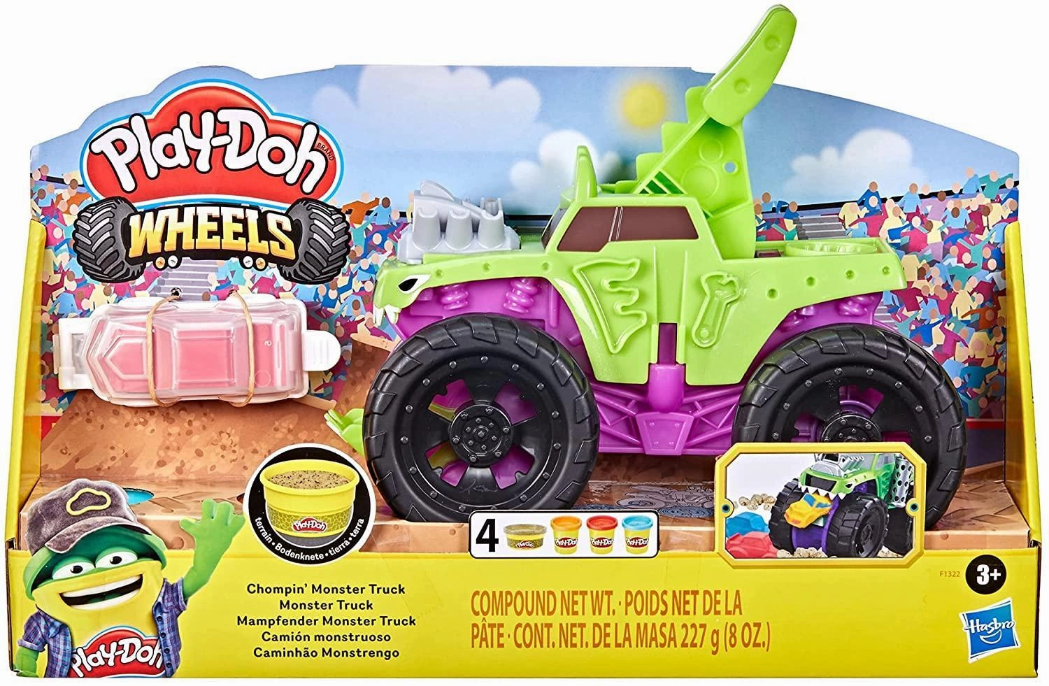 Play-Doh Chompin Monster Truck What If Scenario Fine Motor