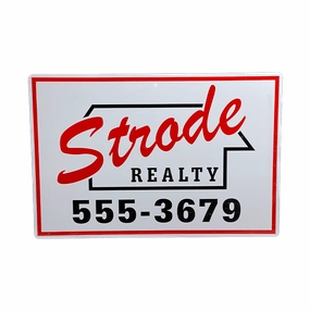 Playful Accents Halloween 1978 - Strode Realty Metal Sign