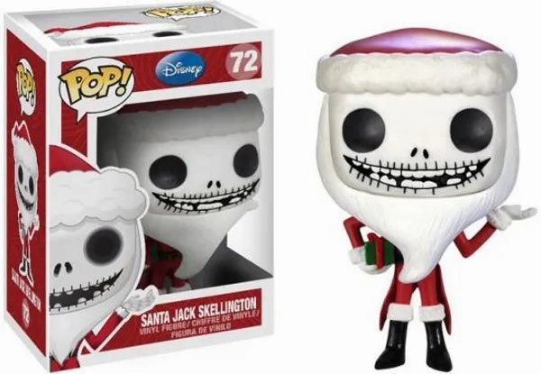 Playful Crafts Wicked Ornaments Pop! Santa Jack Skellington Vinyl Figure