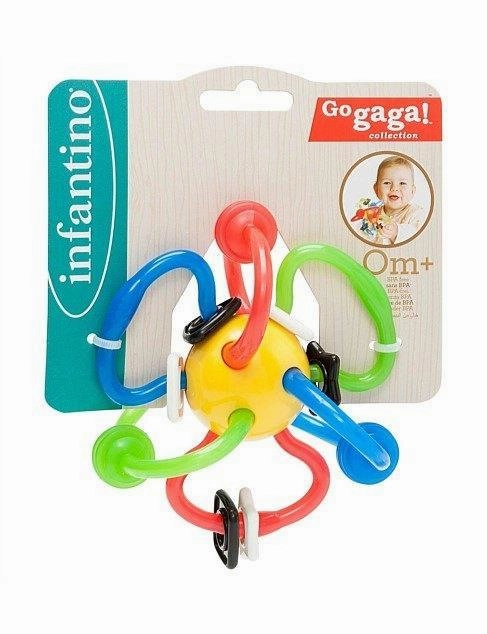 Infantino Go Gaga Rattle & Teether Bendy Tubes Mental health