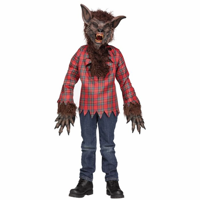 Wicked Supplies Brown Werewolf Child Costume
