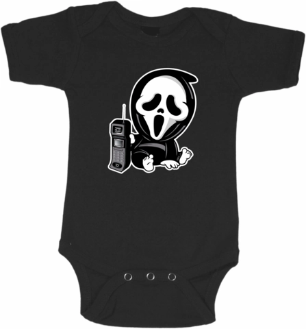 Mystical Party Spooky Ornaments Ghostface Graphic Onesie or Tee