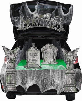 Wicked Accents Enchanting Decor Tombstone Trunk or Treat Car Garage Decoration