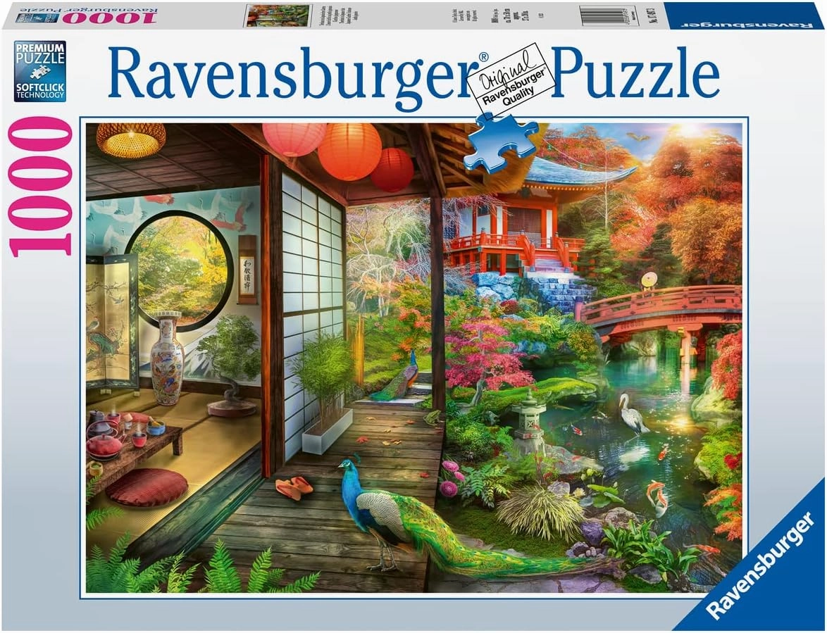 Amplitude Change Discussion Group Japanese Garden Teahouse 1000pc Puzzle