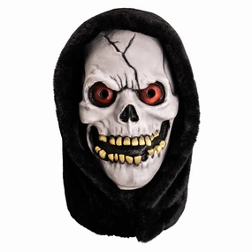 Chamber of Horrors - Hooded Skull Mask Scary Props