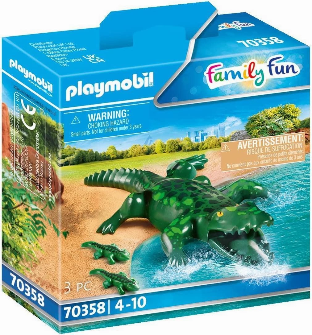 Pretty Scarce PLAYMOBIL 70358 Family Fun Alligator with Babies
