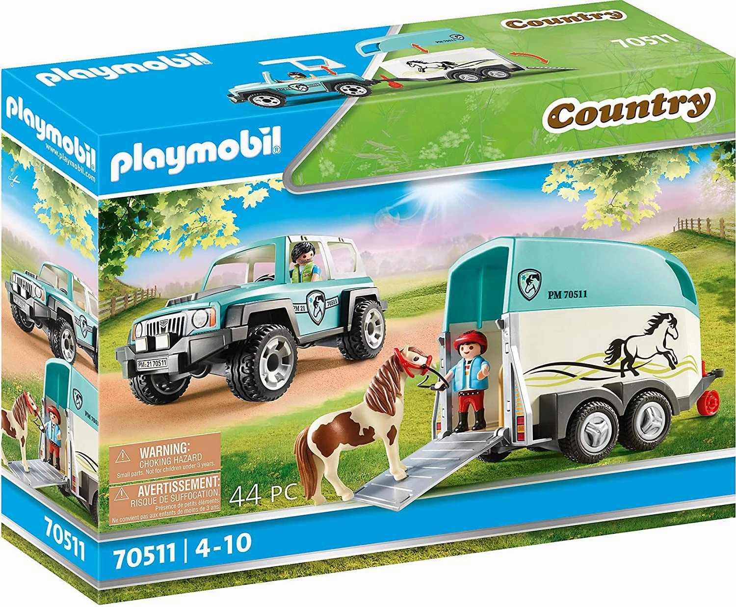 Worldview Form Tree Identification Playmobil 70511 Country - Car with Pony Trailer