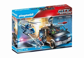 Employee Assistance PLAYMOBIL 70575 CITY ACTION Helicopter Pursuit with Runaway Van