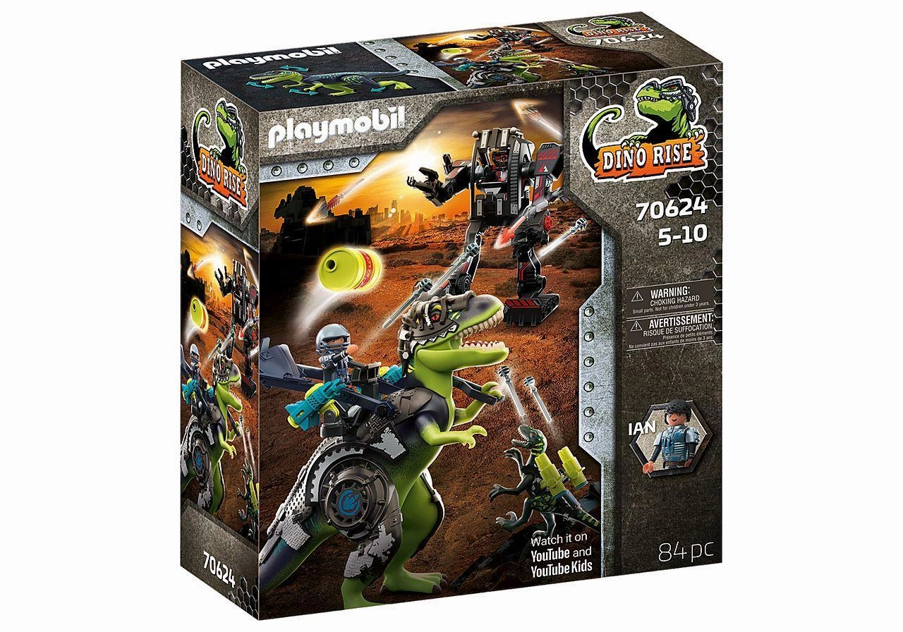 PLAYMOBIL 70624 DINO RISE - T-Rex: Battle of the Giants Novel Concept Unmeasured Amount