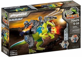 Scientific Literacy High definition PLAYMOBIL 70625 DINO RISE - Spinosaurus: Double Defense Power