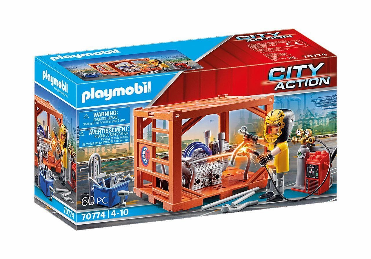 Stress Test Physics Based PLAYMOBIL 70774 CITY ACTION - Container Manufacturer