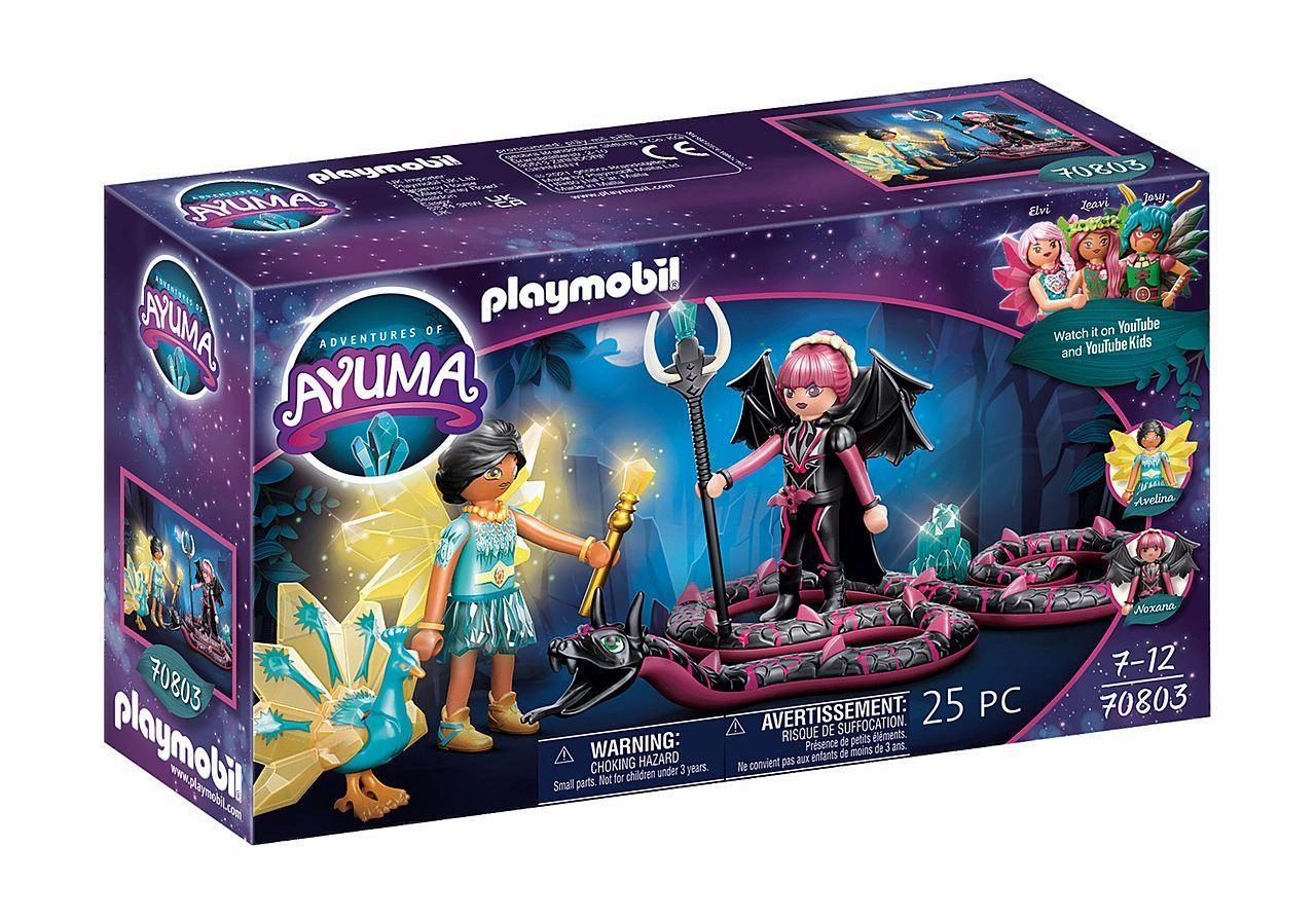 Archetypal PLAYMOBIL 70803 AYUMA - Crystal Fairy And Bat Fairy with Soul Animal