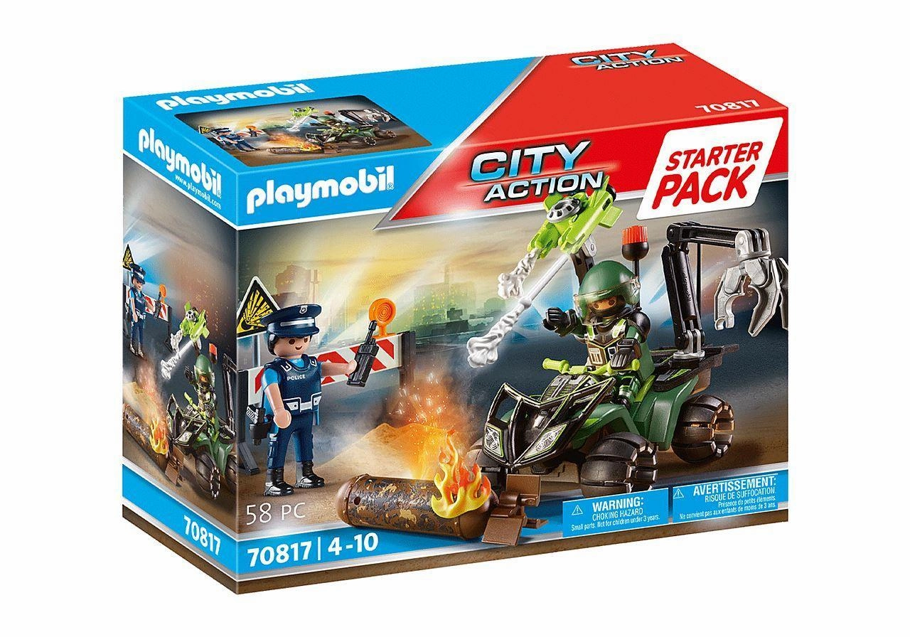 PLAYMOBIL 70817 CITY ACTION - Starter Pack Police Training Respectful Design