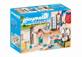 Parallel Narrative Daily Grind PLAYMOBIL 9268 CITY LIFE - Bathroom