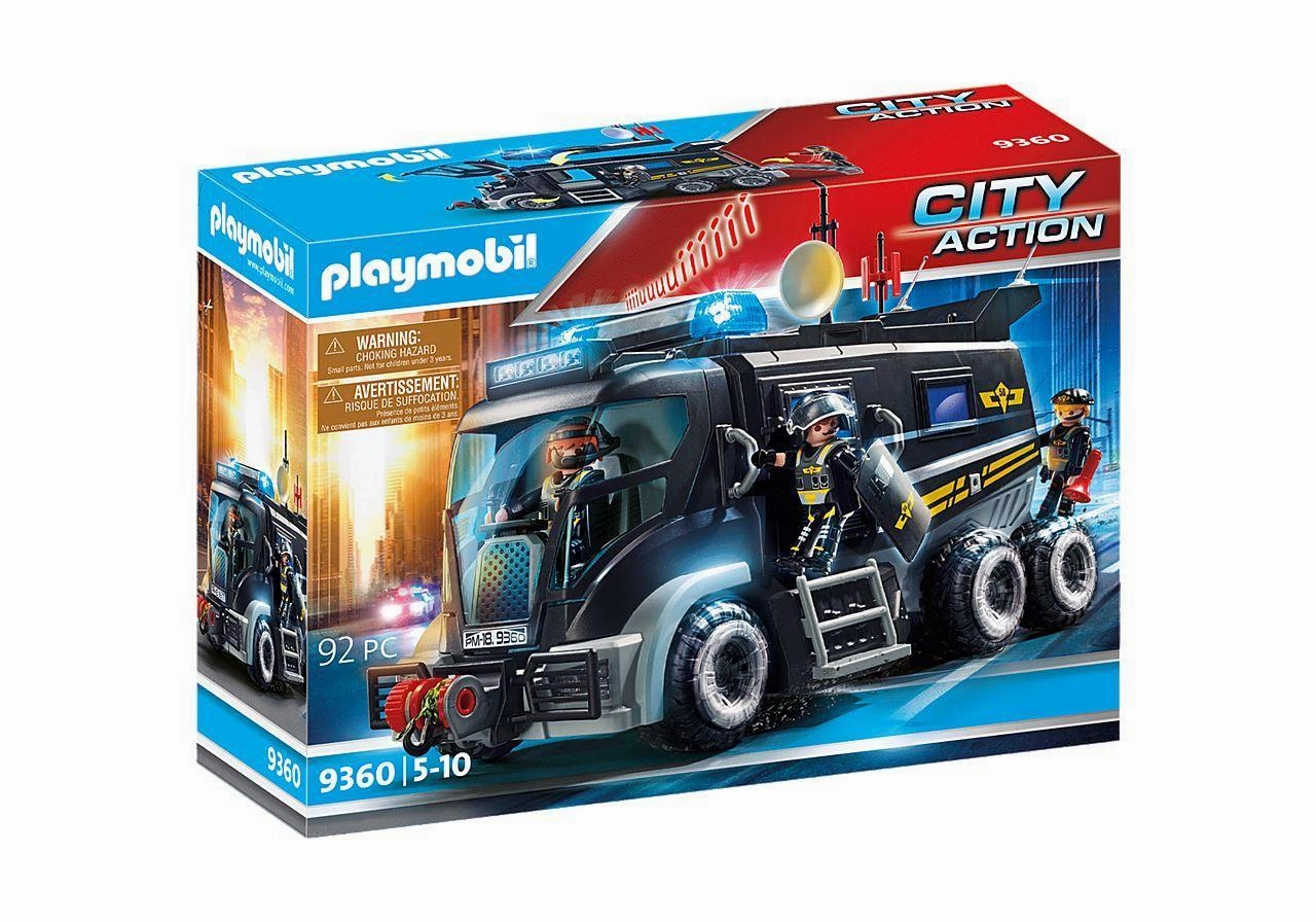 PLAYMOBIL 9360 CITY ACTION - SWAT Truck Philanthropy Work