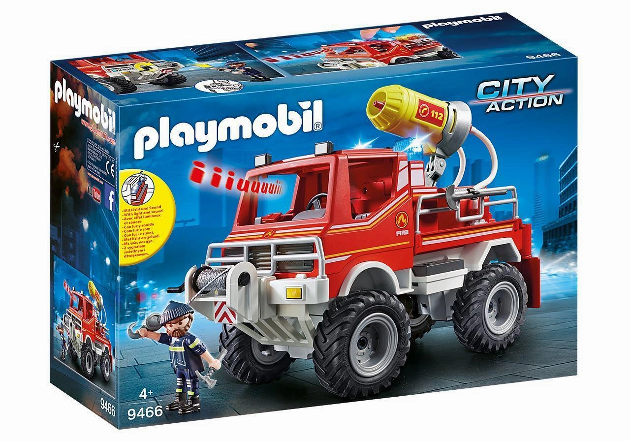 Dual Tech Microtransactions PLAYMOBIL 9466 Fire Truck