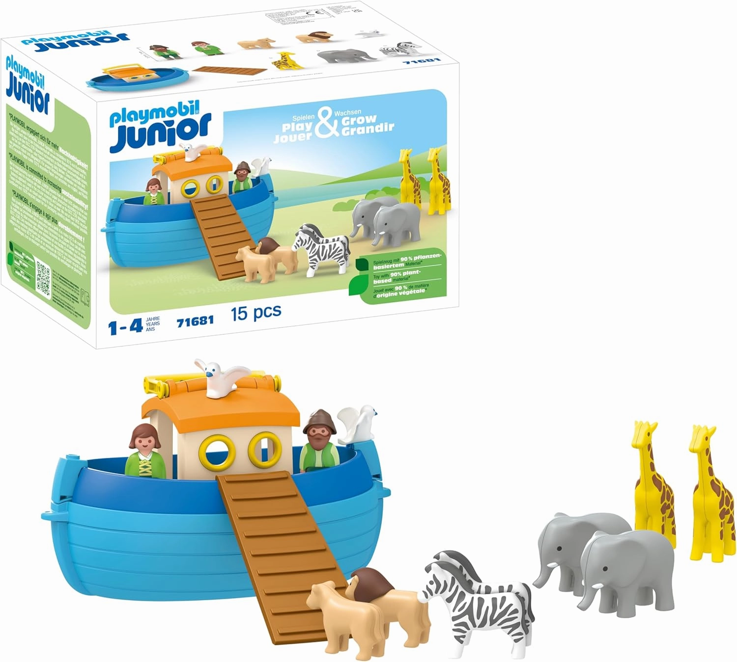 Architecture Plan Sound Effect Playmobil Junior 71681 - My Take Along Noah's Ark