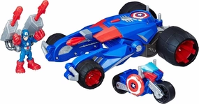Playskool E0156 Sha Captain America Tank Marvel Figures and Playset Time Manipulation