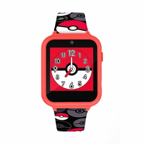 Total Control Pok??mon Red Printed Character Printed Strap Smart Watch