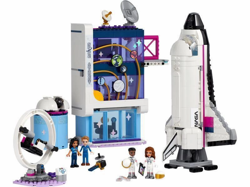 LEGO 41713 Friends Olivia??s Space Academy Space Shuttle Toy Split screen