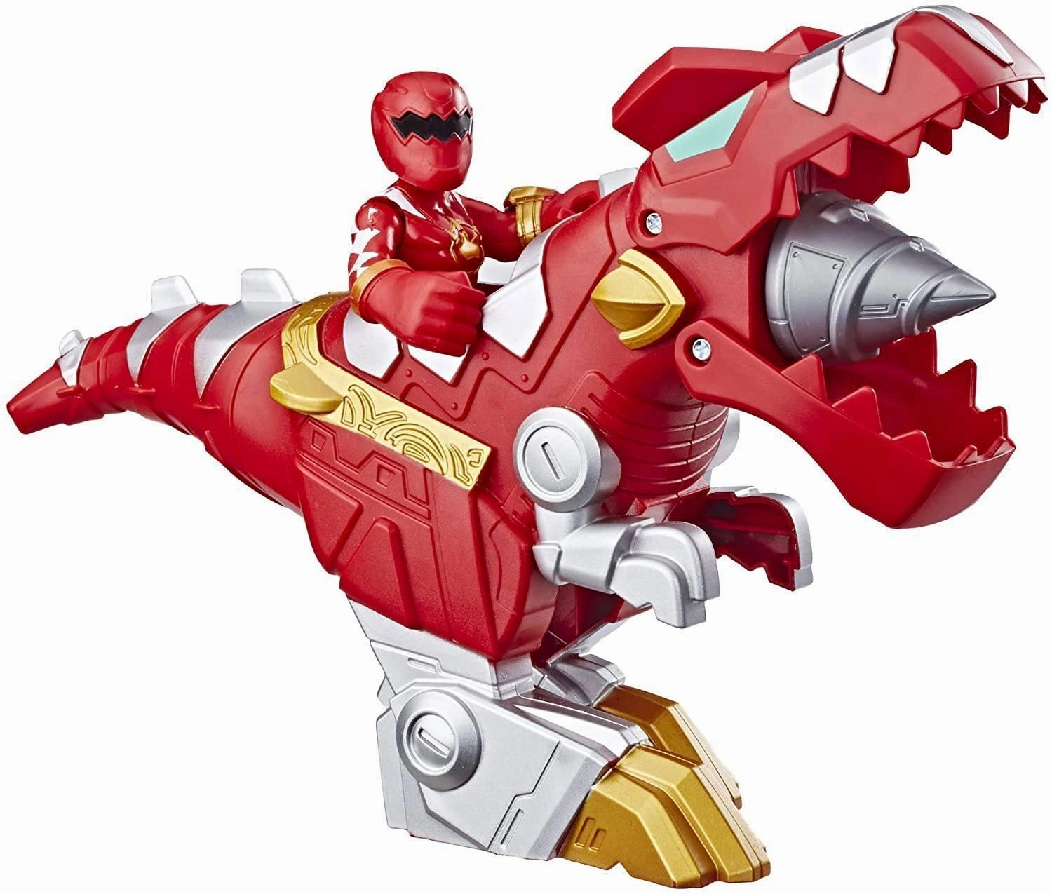 Power Rangers Playskool Heroes Red Ranger & T-Rex Zord 2-Pack Platinum Level